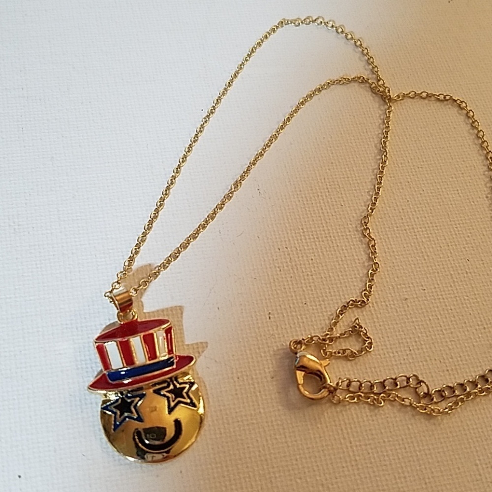 Patriotic Jewelry Red White Blue USA America Flag